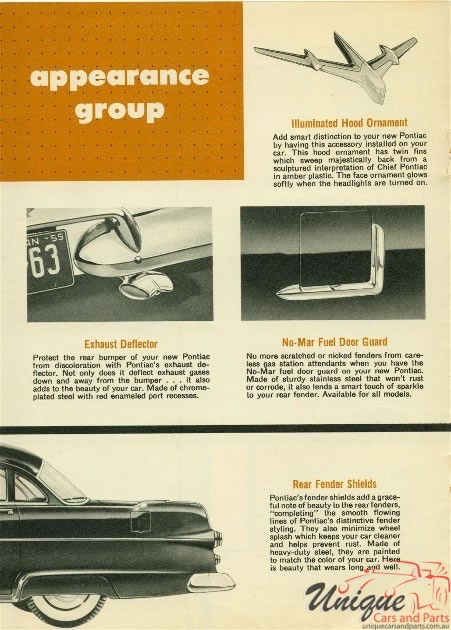 1955 Pontiac Accessories Brochure Page 4